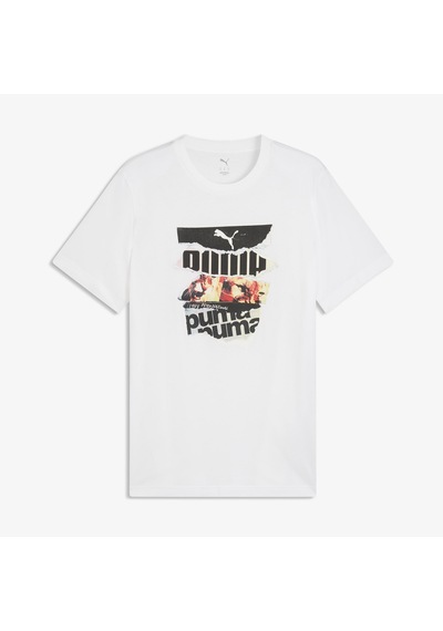 Puma Graphic Erkek Beyaz T-shirt 693010