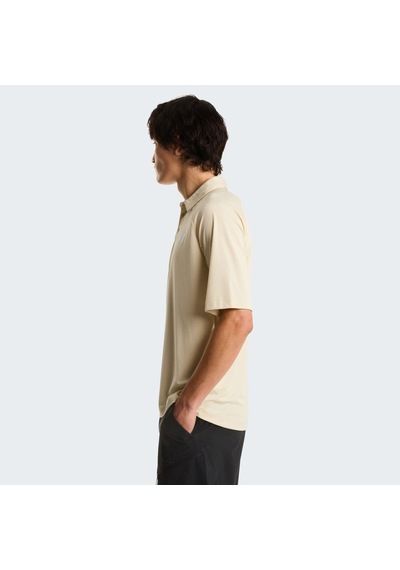 The North Face M Lıghtrange Packable Short Sleeve Polo Erkek Tişört Nf0a8g0vdom1 Gri