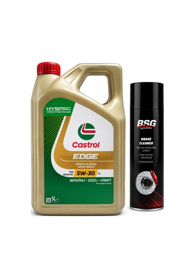 Castrol Edge Motor Yağı 5w-30 5 L + Balata Spreyi 500 ML