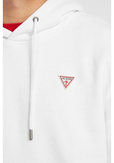Guess Erkek Beyaz Iconic Sweatshirt Beyaz