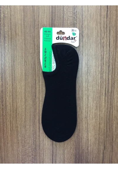 Erkek Siyah Bambu 6'lı Dikişsiz Sneaker Çorap Siyah