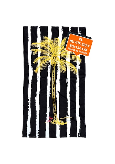 80x150 cm Büyük Plaj Havlusu Genç Yetişkin Deniz Havuz Doğa Dalış Yüzücü Kamp Havlusu Brush Palm