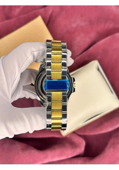 Yeşil-gold Kadran Submariner Otamatik Erkek Kol Saati Altın - Gümüş
