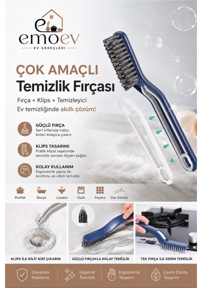 Çok Amaçlı Derz Ve Dar Alan Temizleme Fırçası Pencere Rayı Lavabo Ve Mutfak Temizleyici Fırça Çok Amaçlı Derz Ve Dar Alan Temizleme Fırçası Pencere Rayı Lavabo Ve Mutfak Temizleyici Fırça