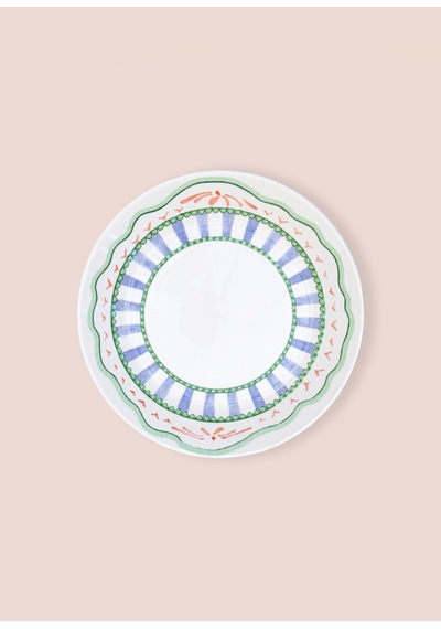 The Mia Spring Yemek Tabağı 6lı Set 20 Cm Renkli