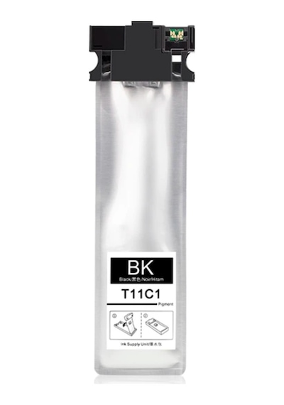 Epson T11c1 T11c140 Siyah Uyumlu, Standart Kapasiteli Mürekkep Kartuş