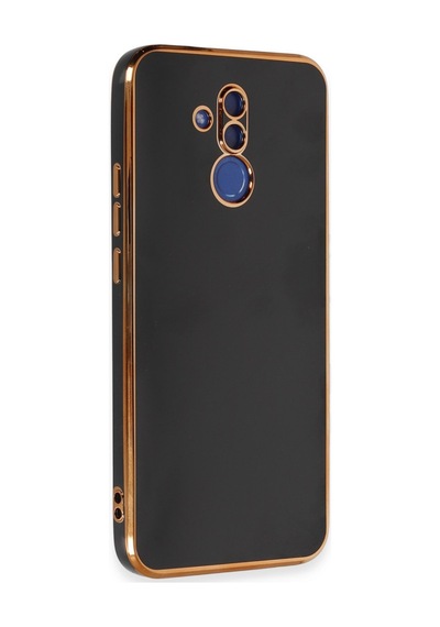 Huawei Mate 20 Lite Uyumlu Kılıf Volet Silikon - Siyah