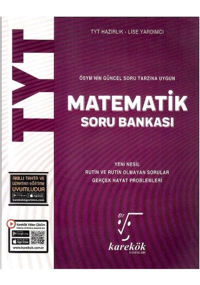 Karekök Yayıncılık Tyt Matematik Soru Bankası