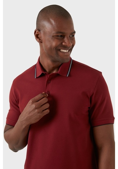 Exxe Erkek Polo Ex661-Bordo