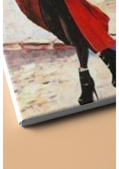 Webstyle Sayılarla Boyama Seti Kasnaklı Kırımızılı Maskülen 60 X 75 Cm