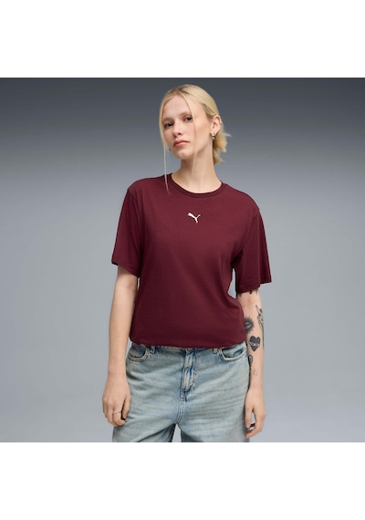 Puma Ess Kadın Geniş Kesim Tişört 684971 96 Kırmızı