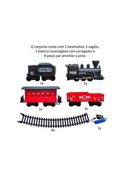 Oyuncak 25 Parça Sesli Ve Işıklı Buharlı Tren Seti Demiryolu Seti Oyuncak Tren Seti Buhar Atar