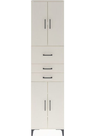 Arges Dolap 4 Raflı 3 Çekmeceli 4 Kapaklı 60x30x243 Aytaşı-ay... Aytaşı