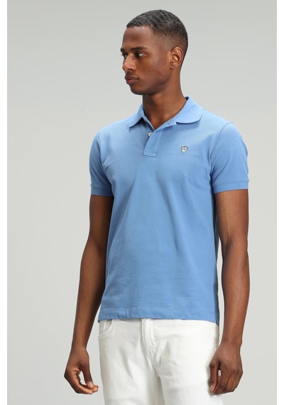 Lufian Erkek Laon Spor Polo Yaka T-Shirt 627111040091 Mavi