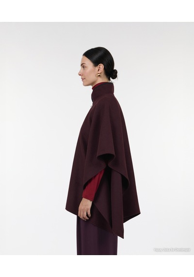 Yargıcı Toka Detaylı Panço 26kkyl6015x 016 Bordo