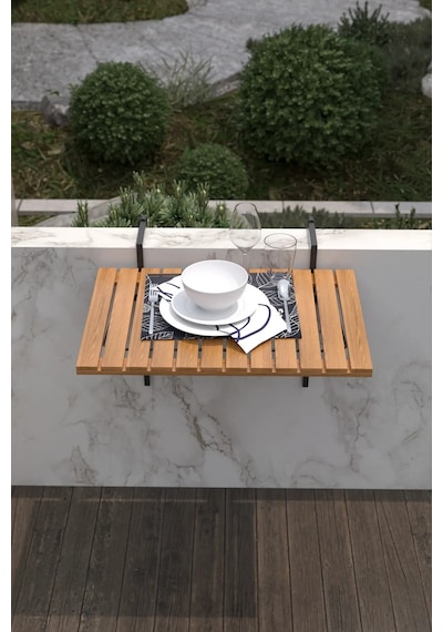 Retodesign Katlanır Askılı Balkon Masası 5001 Siyah Retodesign Katlanır Askılı Balkon Masası 5001 Siyah
