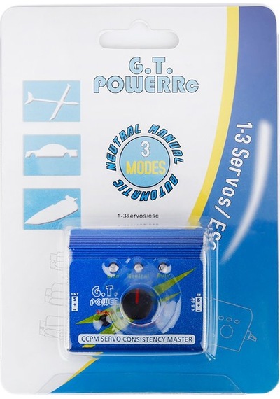 Gt Power Rc Servo & Esc Tester 1-3 Servo Ccpm