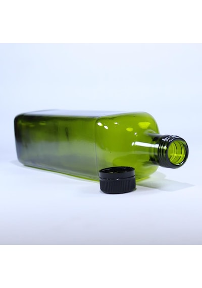 Zeytinyağı Şişesi Yağdanlık Sosluk Sirkelik 750 Ml Koyu Yeşil Marasca