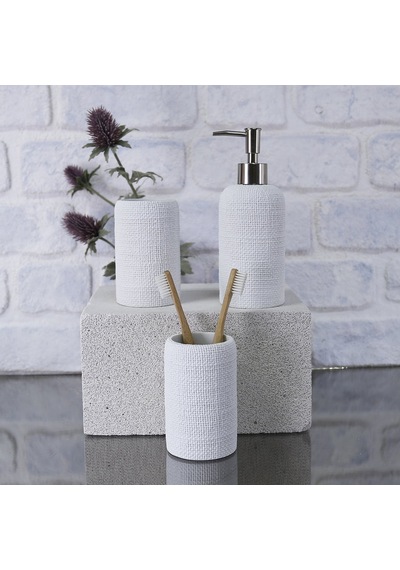Natural Diş Fırçalık Beyaz