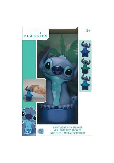 Masa Üstü Gece Lambası Ve Stitch Hoparlör Mavi