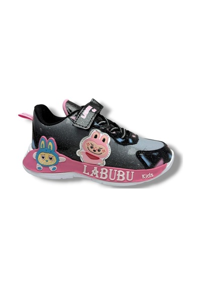 Cakgo Labubu 624-26 Simli Parlak Deri Işıklı Anatomik Kız Çocuk Sneaker Siyah Pembe 31-35 Siyah Cakgo Labubu 624-26 Simli Parlak Deri Işıklı Anatomik Kız Çocuk Sneaker Siyah Pembe 31-35 Siyah