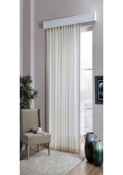 Taç Saten Güneşlik Perde-Beyaz-En:230 cm- (Pencere Yatay Ölçüs... Beyaz