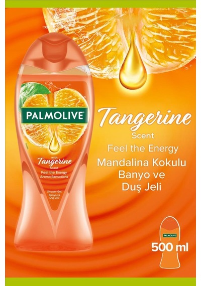 Palmolive Aroma Sensations Feel The Energy Mandalina Kokulu Duş Jeli 2 x 500 ML + Seyahat Kiti