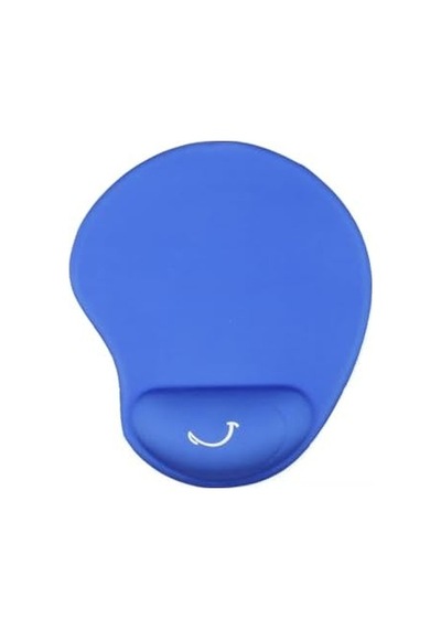 Mps Ergonomik Bilek Destekli Yuvarlak Mousepad Mavi