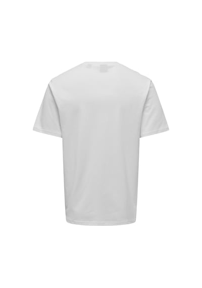 Only & Sons Lamer Life Erkek Beyaz Tişört 22028168-bw Beyaz