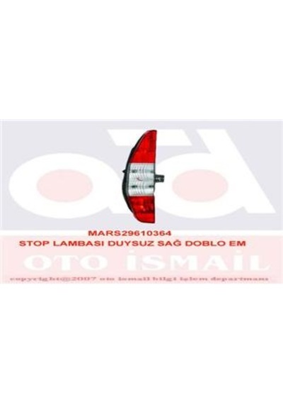 Mars 610364 Stop Lambası Duysuz Sağ Doblo Em 46738734