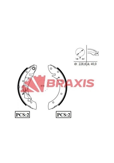 Arka Fren Balatası Pabuc Partner Berlıngo 97 08 Megane Scenıc 98 Braxıs Ac0023 Oem