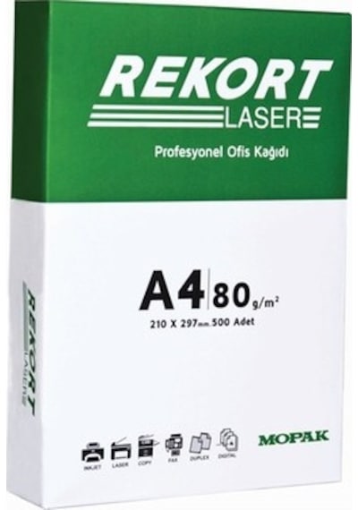 Mopak Rekort Laser A4 Fotokopi Kağıdı 1 Paket