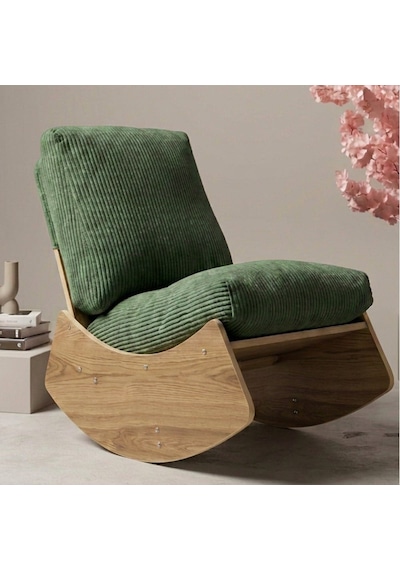 Comfort Sallanır Koltuk Tv Koltuğu Sallanan Berjer Sandalye Yeşil