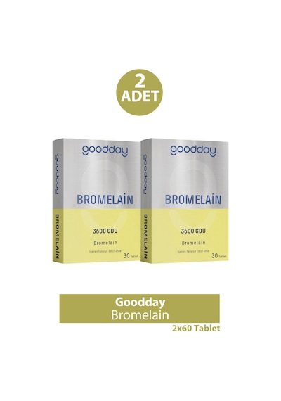 Goodday Bromelain 30 Tablet 2 Adet