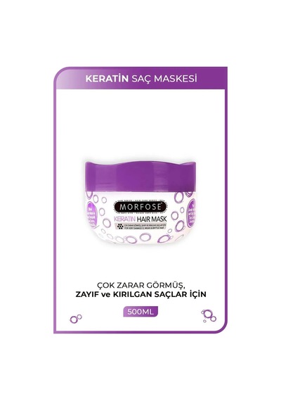 Jenerik Keratin Saç Maskesi 500 Ml - Yıpranmış Saçlar İçin - Mrfs