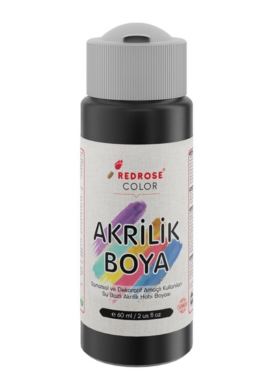 Siyah Akrilik Boya 60ml