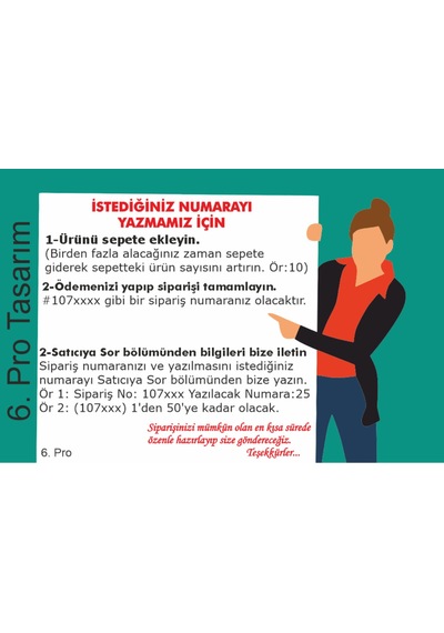 Gümüş Aynalı Pleksili Ceviz Renk Zeminli Ahşap Kapı Numaralığı