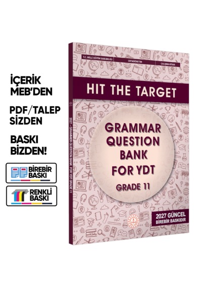 2027 Ydt Mebi İngilizce 11.sınıf 8li Konu Anlatımı Ve Soru Bankası Kitap Seti Çözümlü Baskı Ücreti