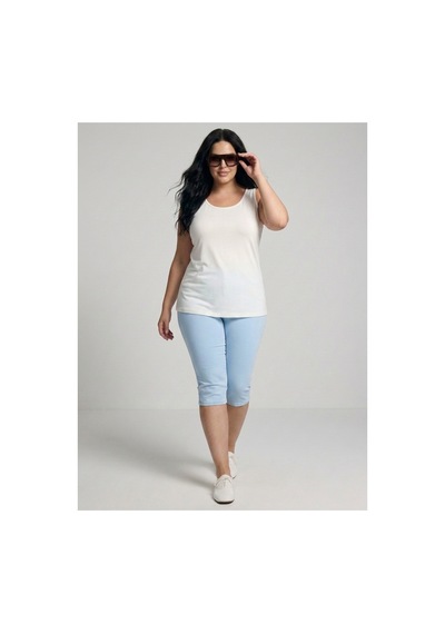 Hanezza Sıfır Kol T-shirt Beyaz - 906387882 Beyaz