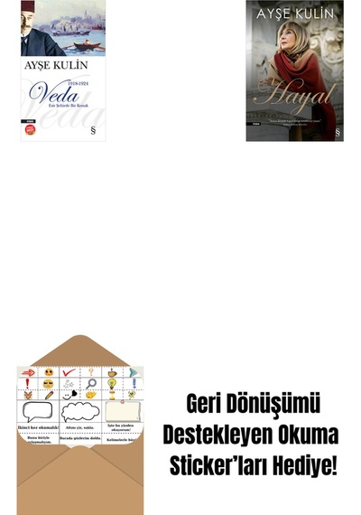 Veda Midi Boy + Hayal + Okuma Sticker'ları