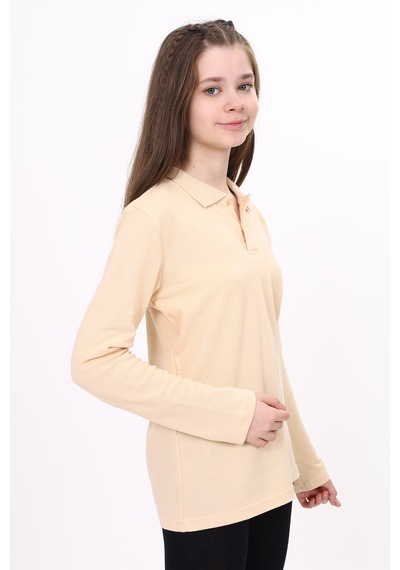 Toontoy Kids Toontoy Unisex Çocuk Nakışlı Tişört Bej