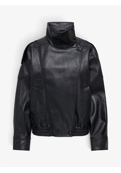 Only Onlvanı L/s Faux Leather Jacket Pnt Kadın Siyah Mont - 15380880
