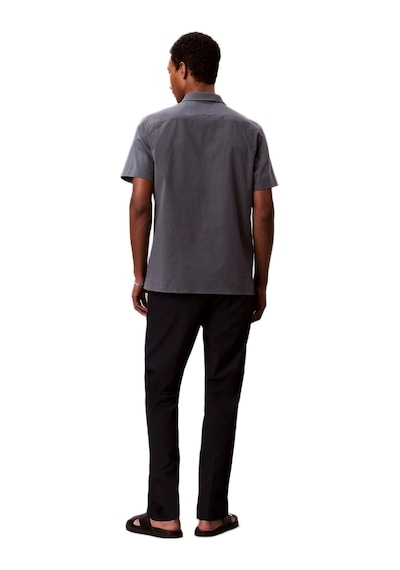 Calvin Klein Lv04lf609g Straight Seersucker Half Elastic Erkek Pantolon Lacivert