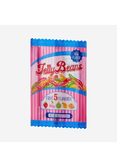 Pembe Suni Deri Jelibon Makyaj Çantası 15x21,5 Cm