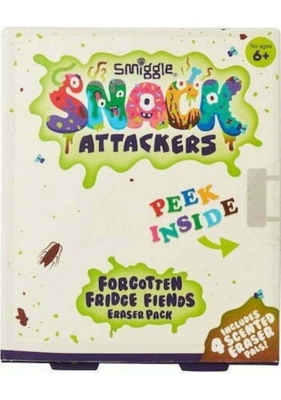 Smiggle - Snack Attackers 4lü Silgi Paketi