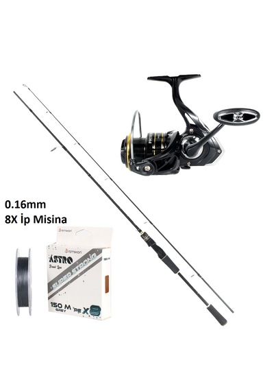 Remixon Focus Bg 3000m + 240cm 5-35gr Spin Olta Seti