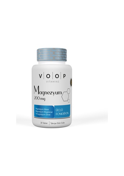 Voop Magnezyum 200 Mg 30 Tablet - 6 Adet Tarı