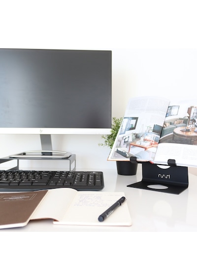 Tablet Standı - Tablet Tutucu - Kitap Tutucu - Siyah