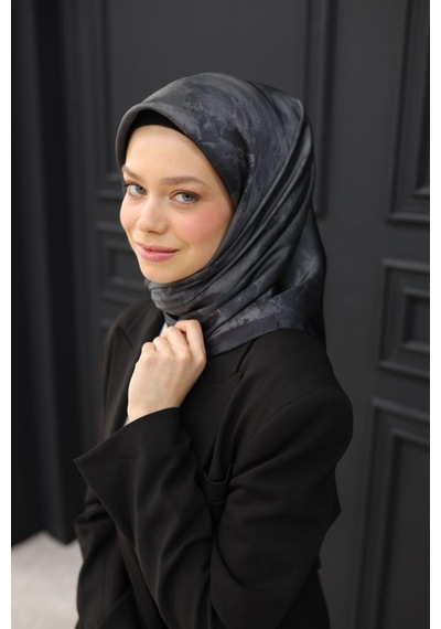 Silk Home Shiny Eşarp 75002-40 Siyah, Antrasit