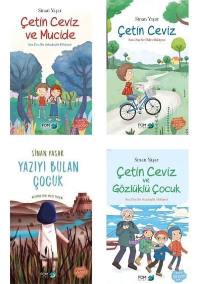 Çetin Ceviz Serisi 3 Kitap + Yazıyı Bulan Çocuk